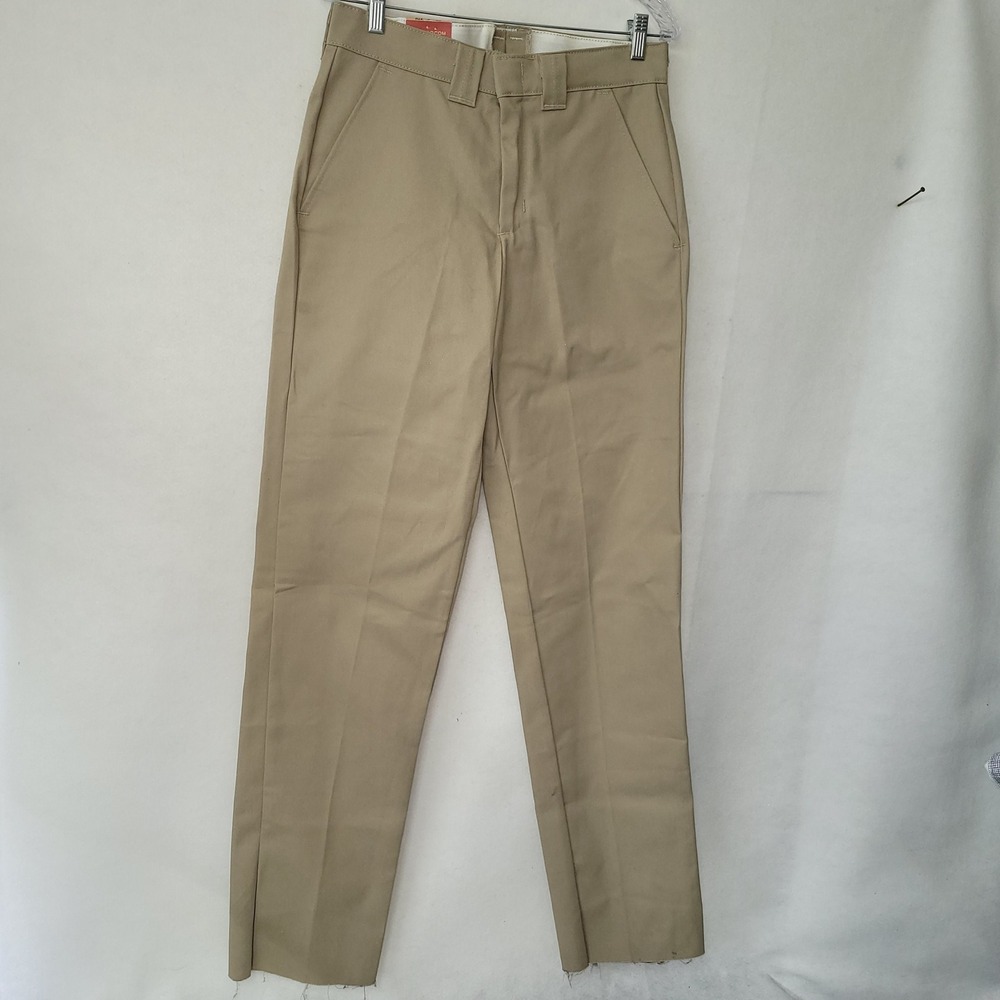 Red Kap Mens Khaki Work Pants PT62KHO‎ 30x37 Utility Uniform Unhemmed New